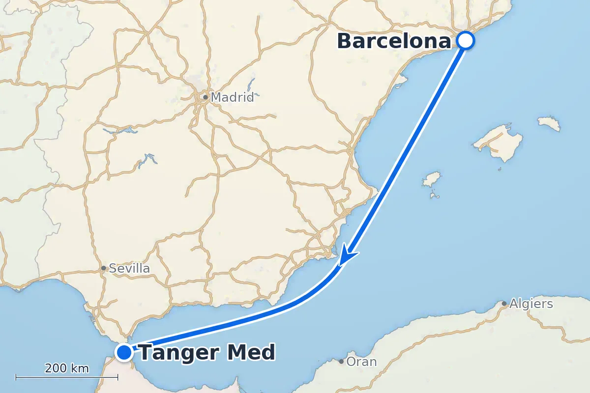 Barcelona - Tanger Med