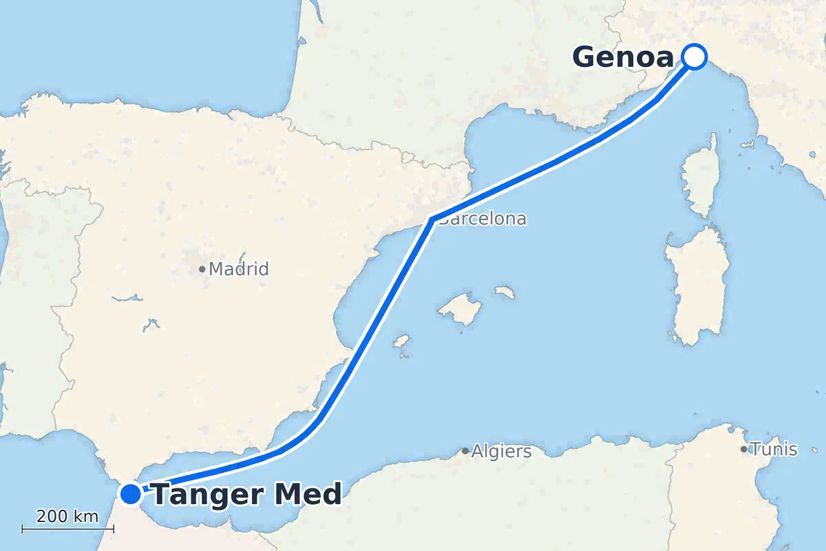 Genoa - Tanger Med